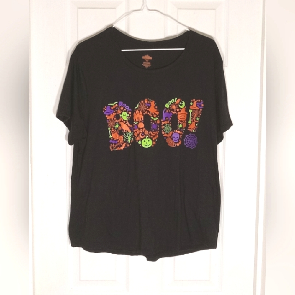 BOO! Halloween graphic t-shirt Women's Size XXL